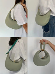 Moon Leather Handbag | 4-in-One Convertible Design